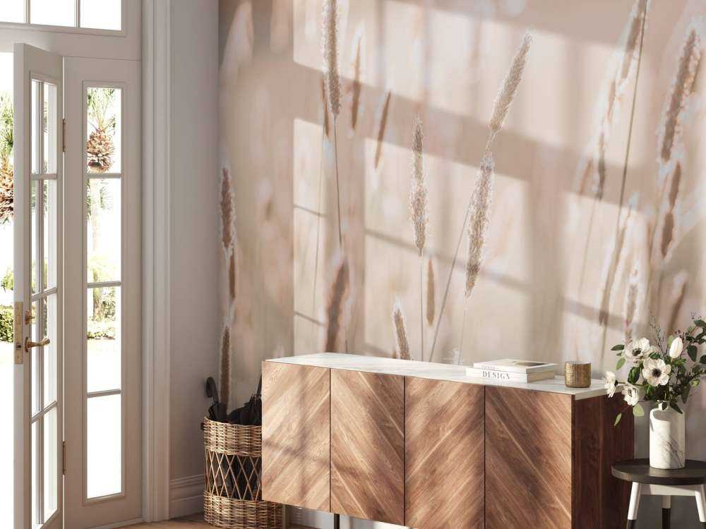 Sunlight through meadow