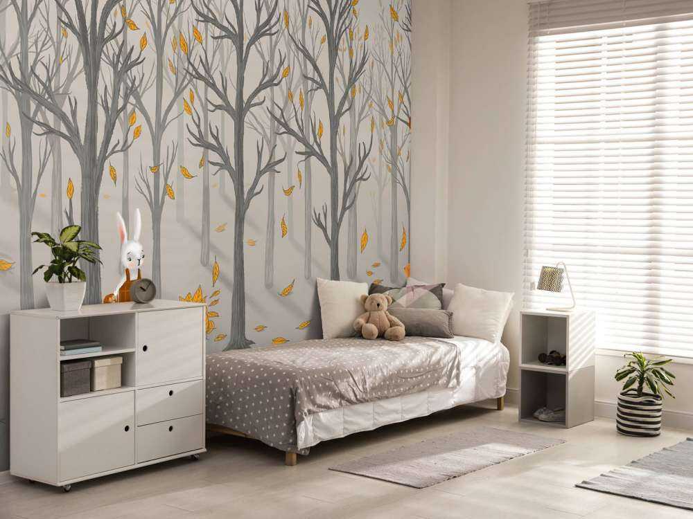 Forest animals in autumn