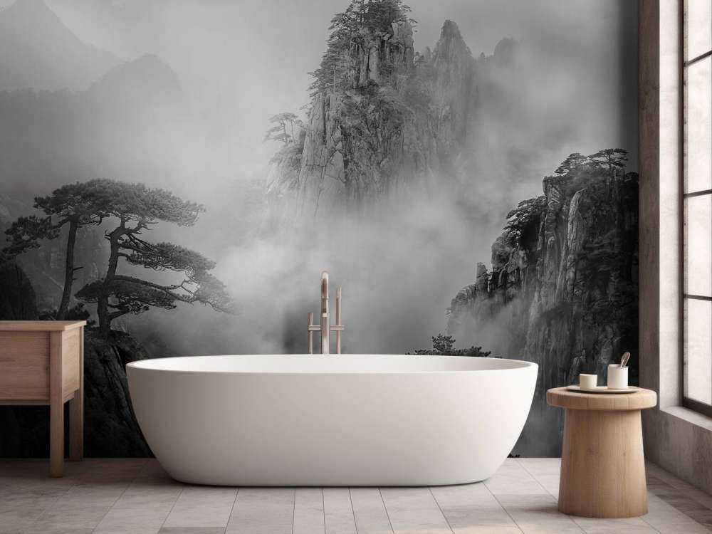 Huang Shan In The Fog