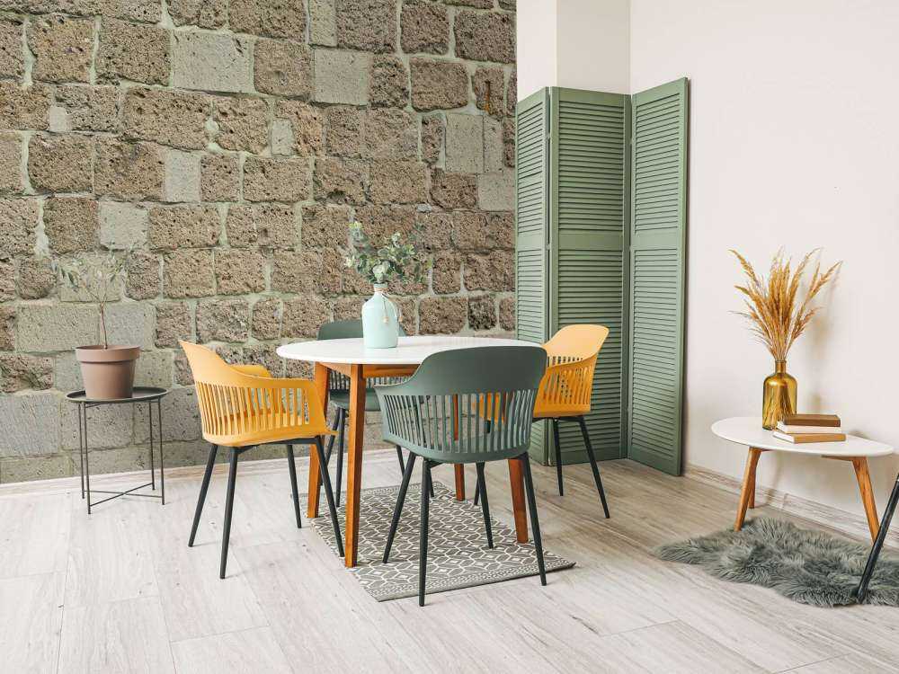 Wall with big bricks