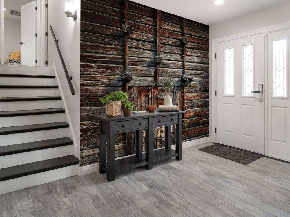 Old wood with beams