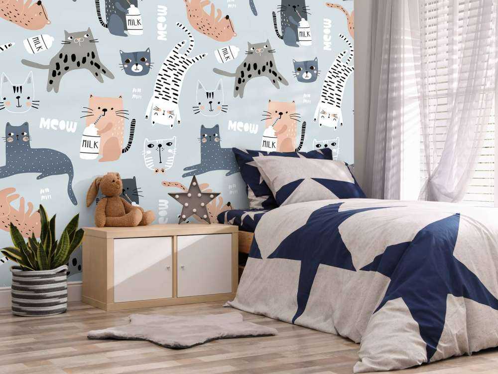 Katten en poezen print