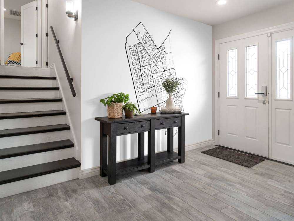 Plattegrond van Zeewolde, wit 