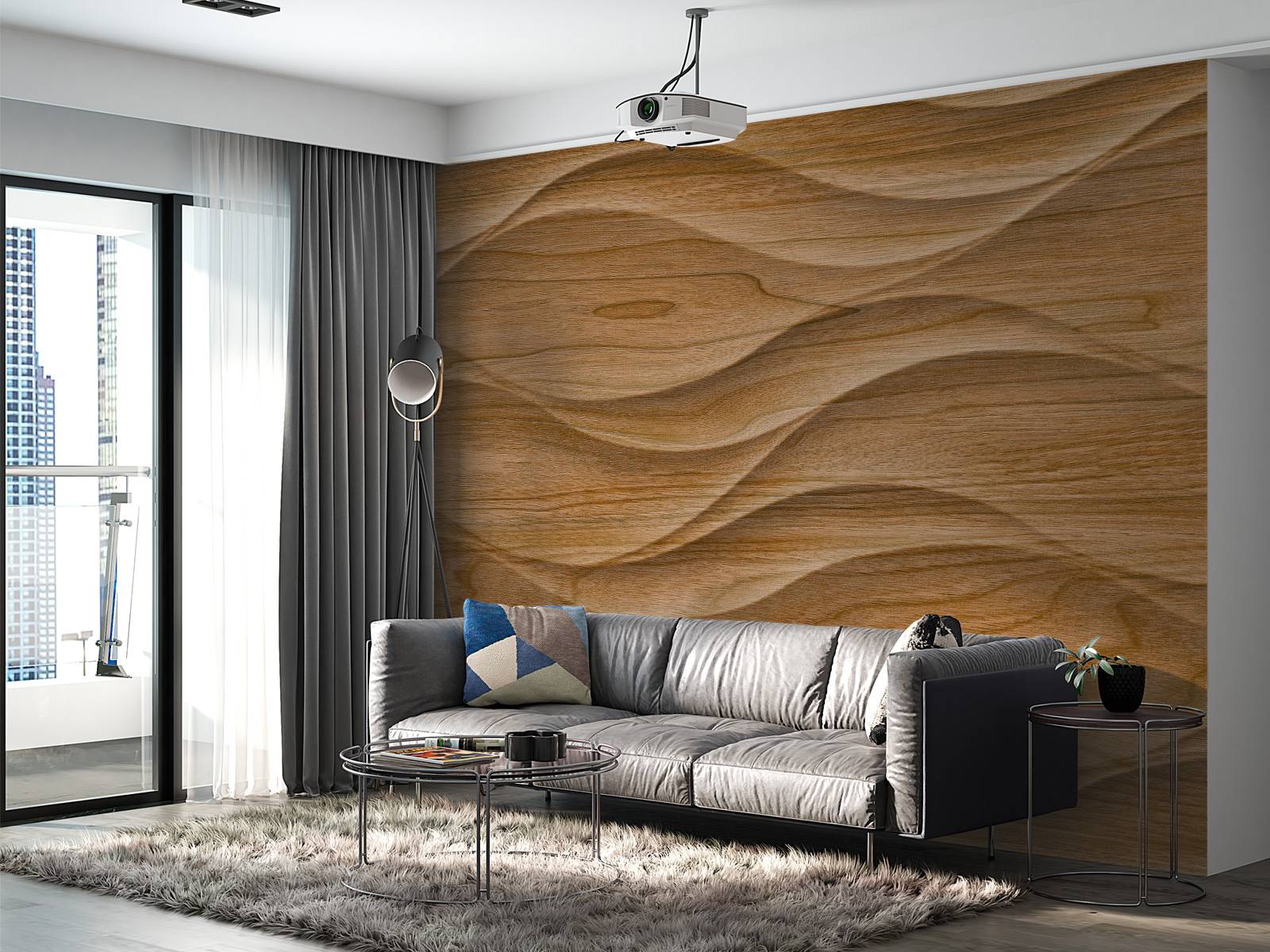 Wavy wood