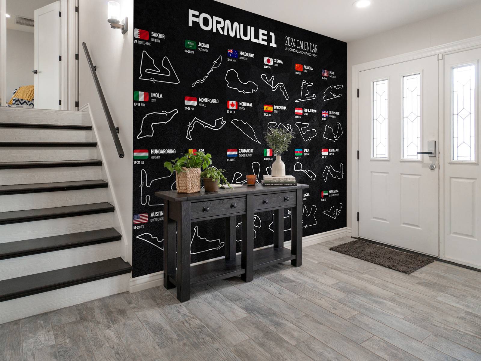 Formula 1 2024 - Date map
