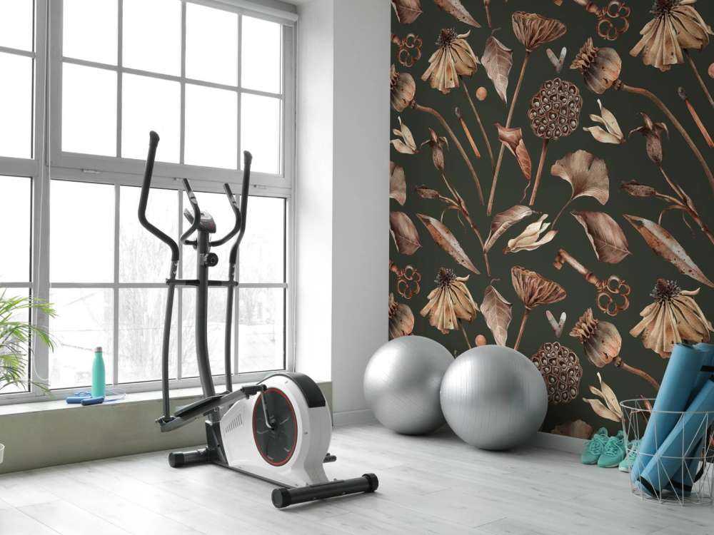 Droge bloemen patroon