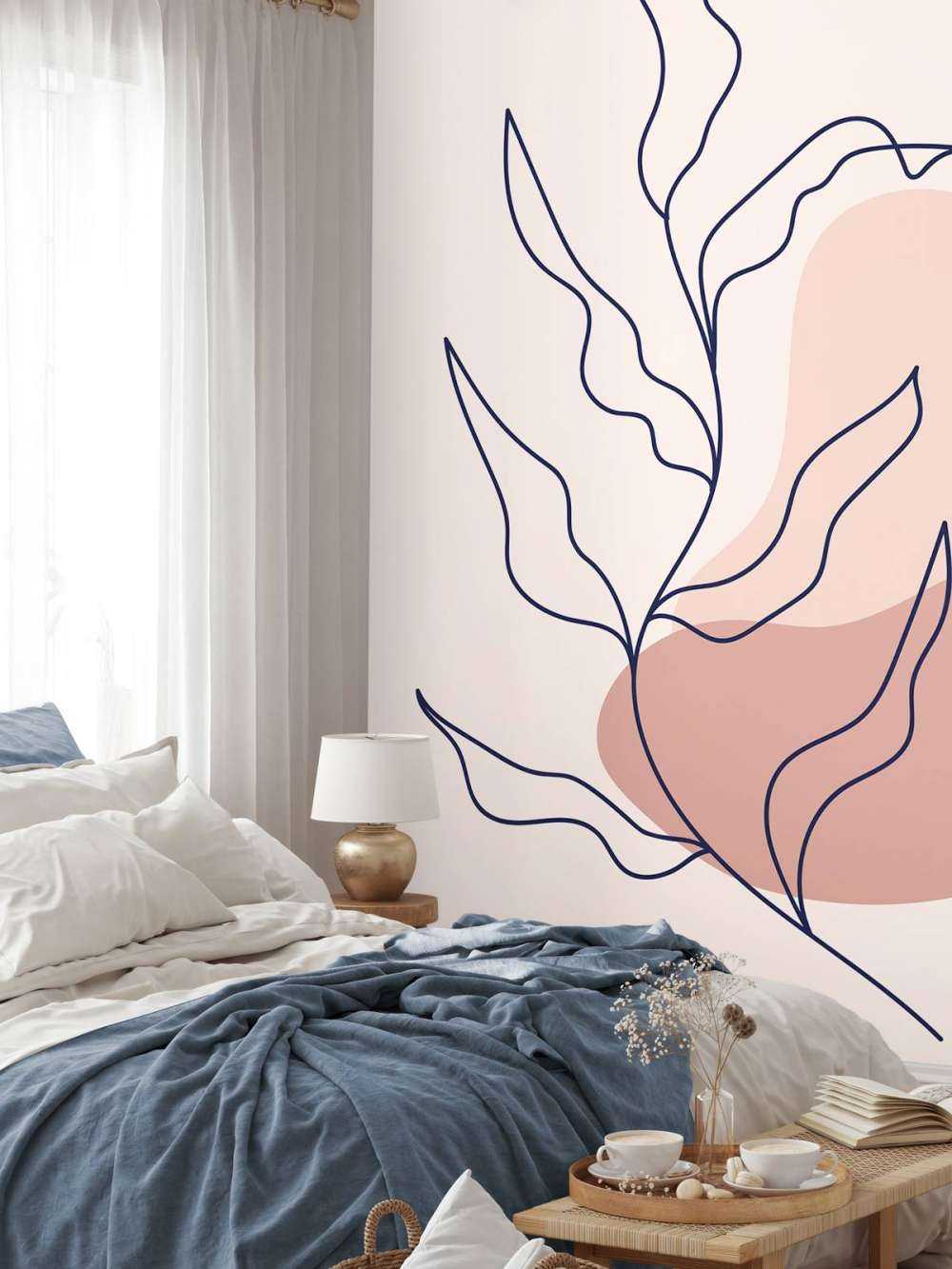 Abstracte plant en vormen