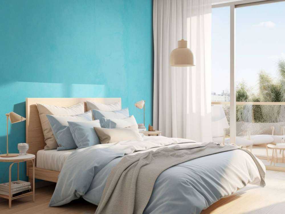 Moonstone blue concrete