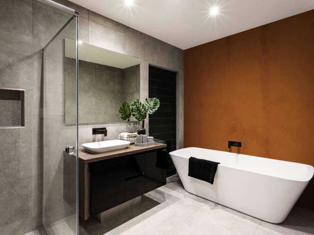 Light red-brown concrete