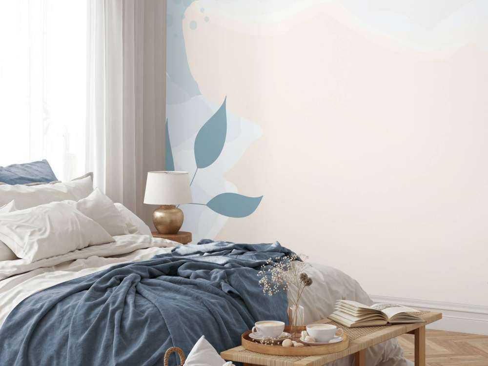 Panorama illustratie met planten