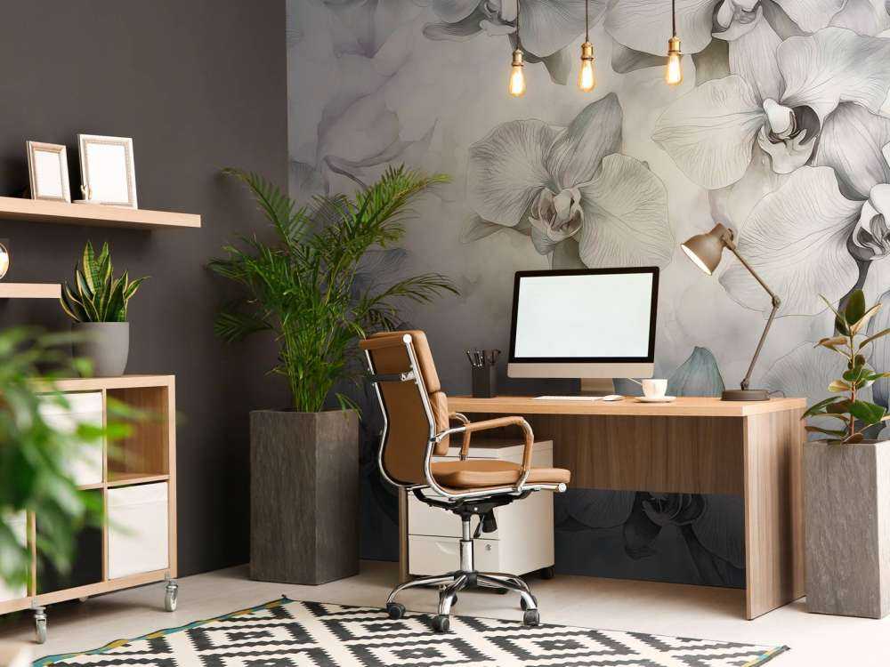 Watercolor orchids melodies