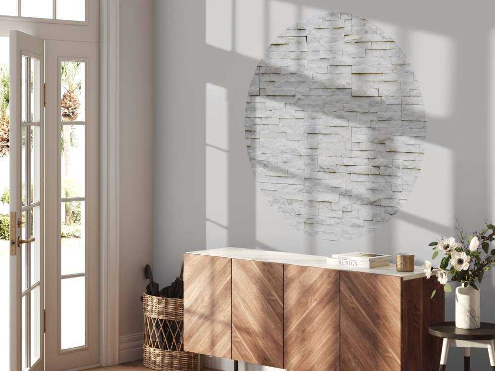Modern stone wall