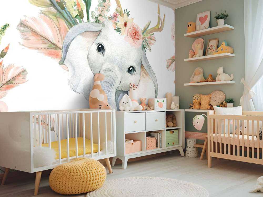 Baby elephant pink flowers