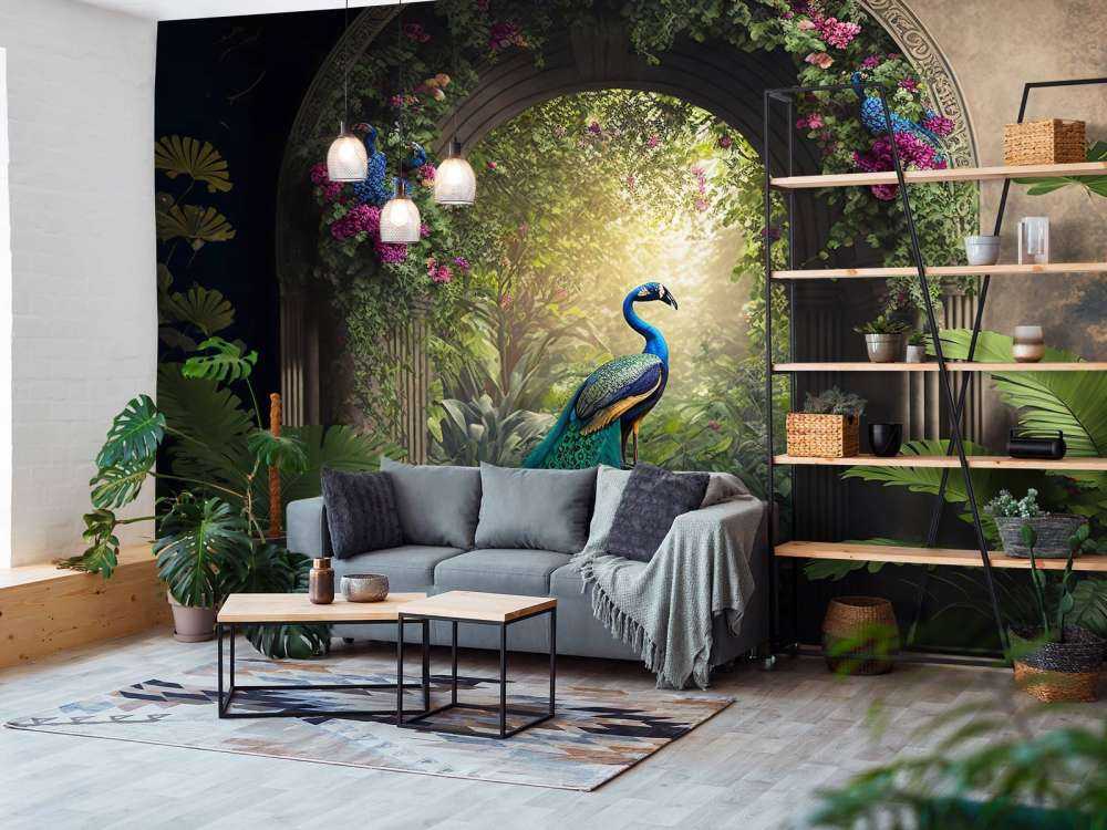 Peacock in Enchanted Arch