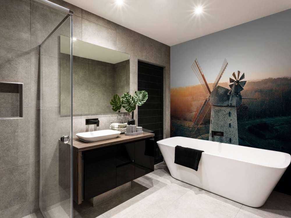 Windmill in beautiful light at sunset