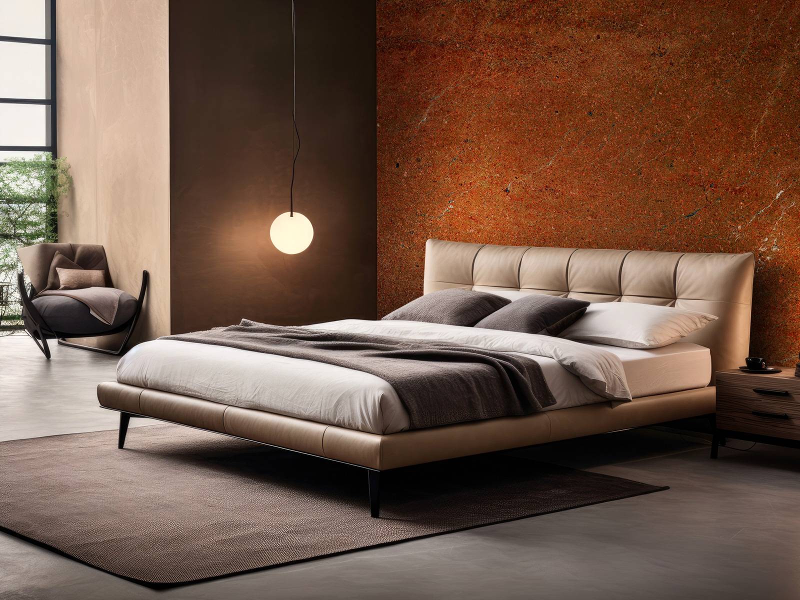 Orange marble