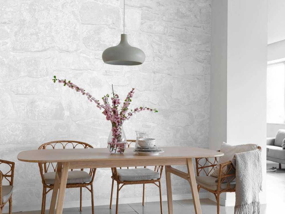 Old wall with white bricks