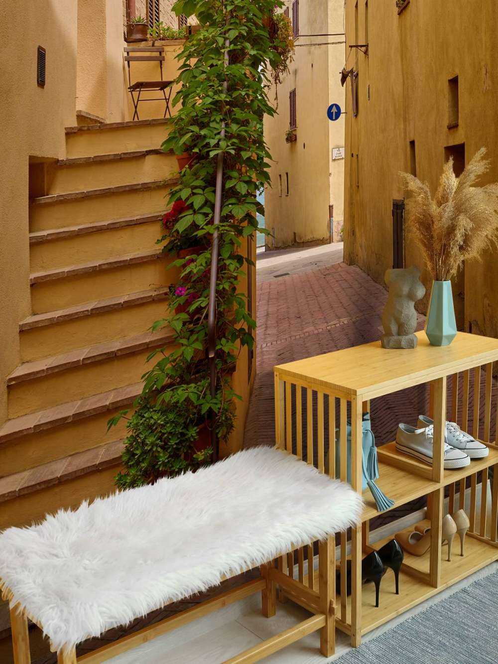 Stairs in an Italian street