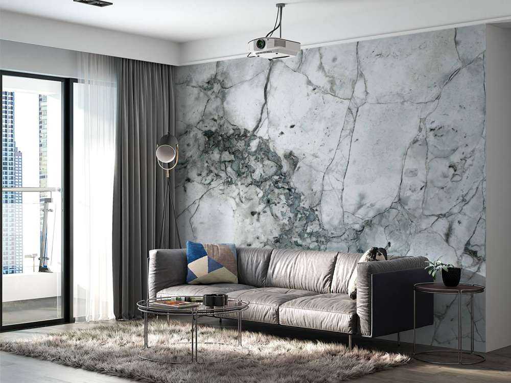 Light marble with fine structure