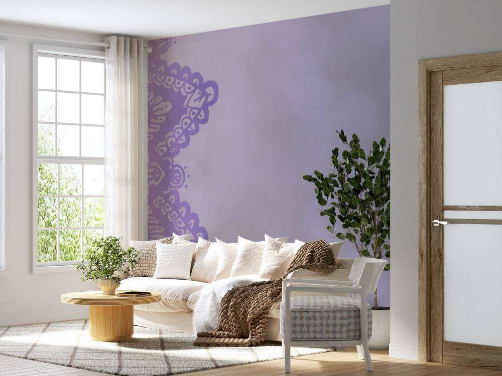 Purple mandalas