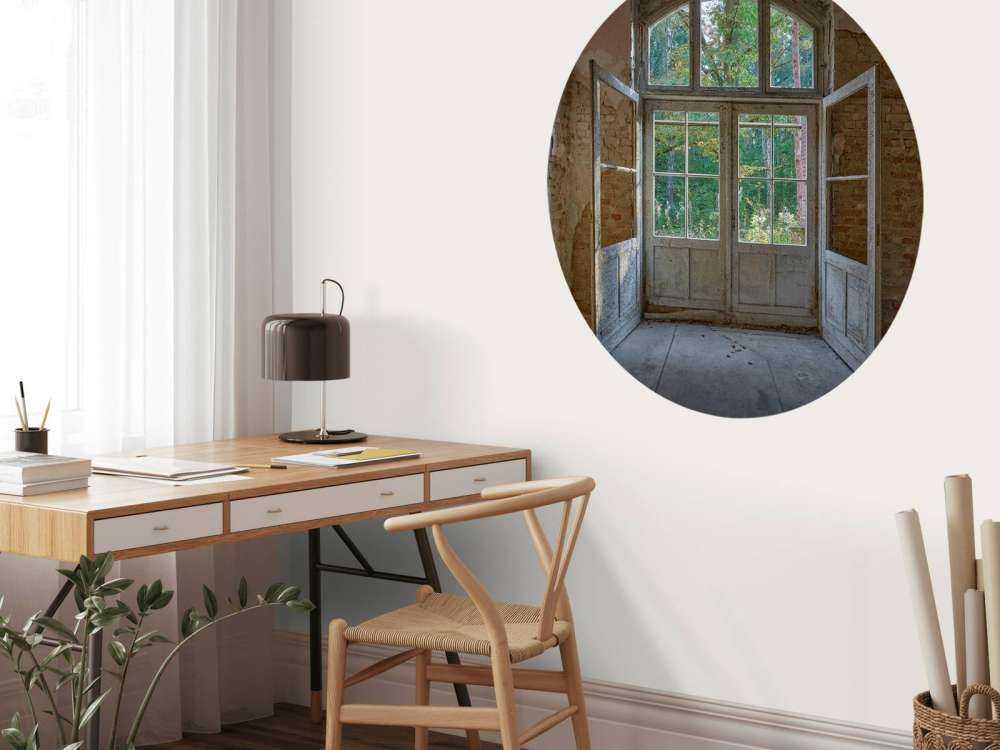 Deserted house by the forest