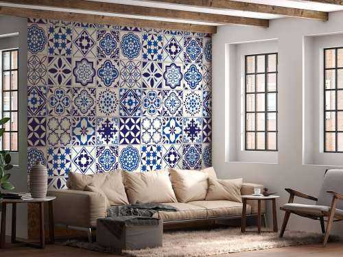 Blue tiles