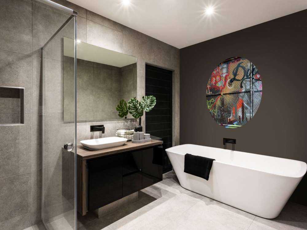 Graffiti on steel doors