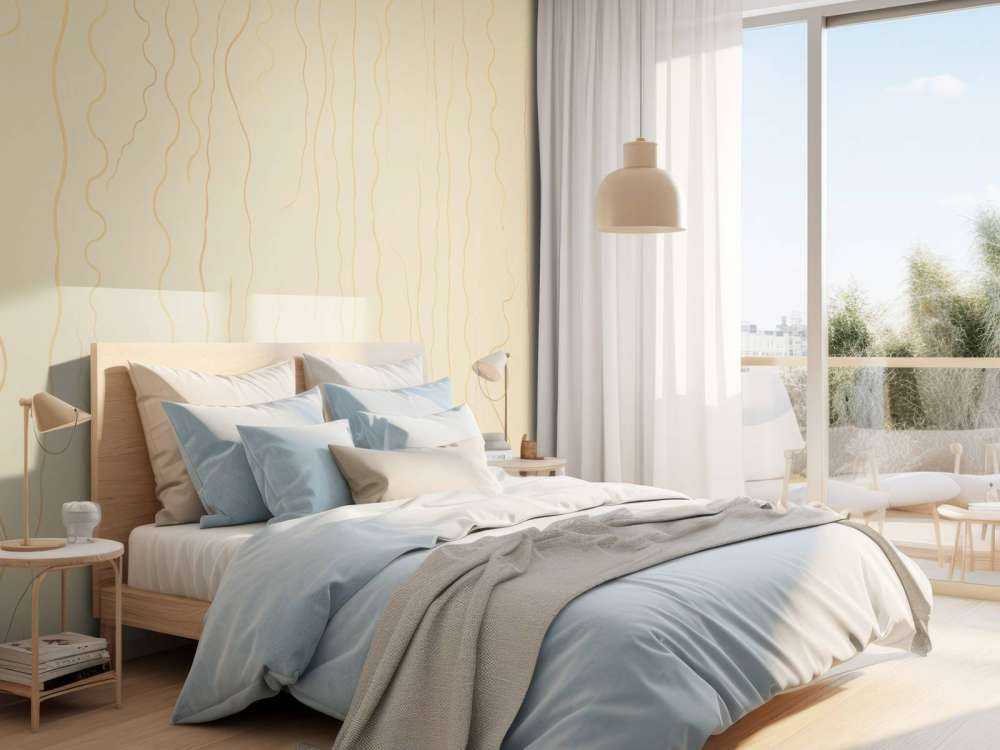 Organic lines grass beige II