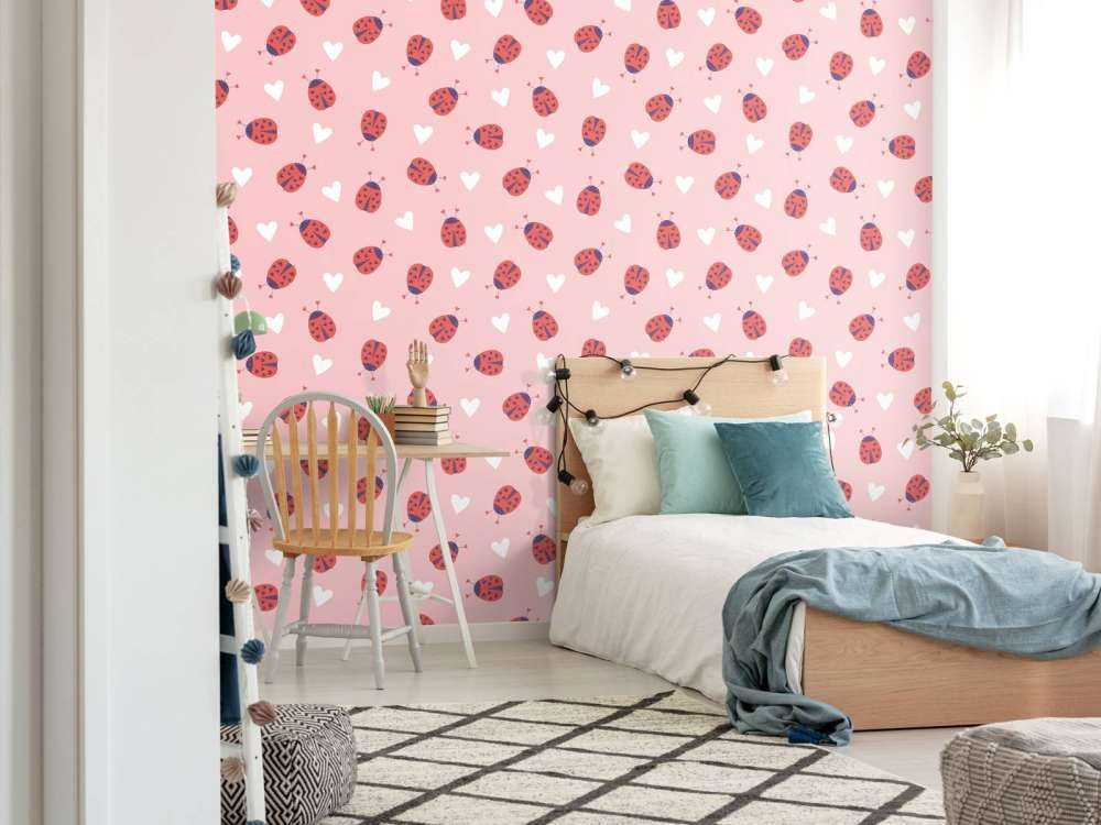 Ladybugs with hearts