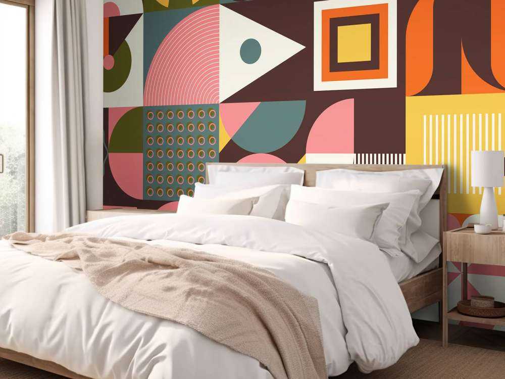 Colorful abstract shapes