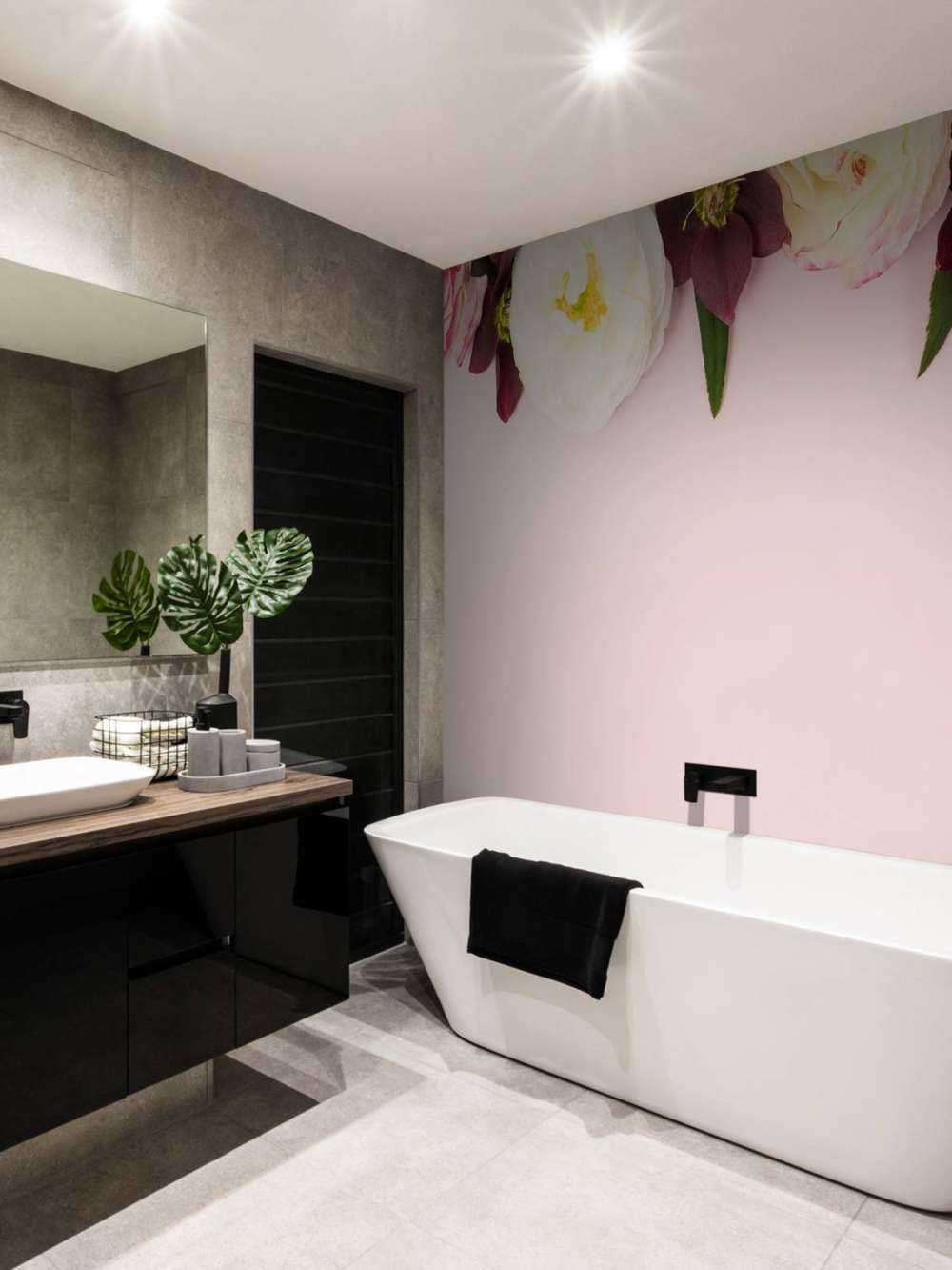 Different colored flowers