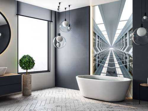 3D corridor in an office