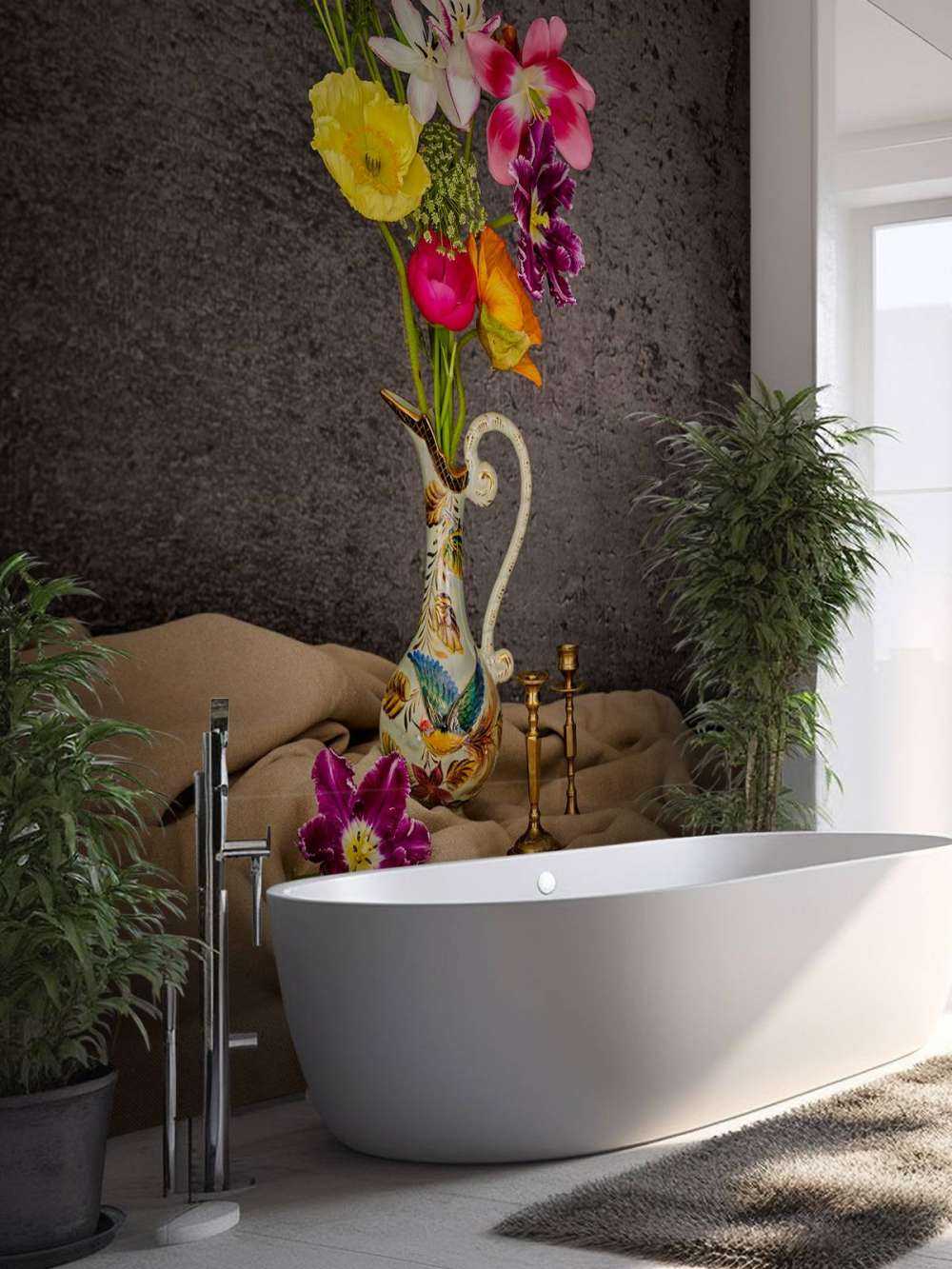 Flowers in classic vase