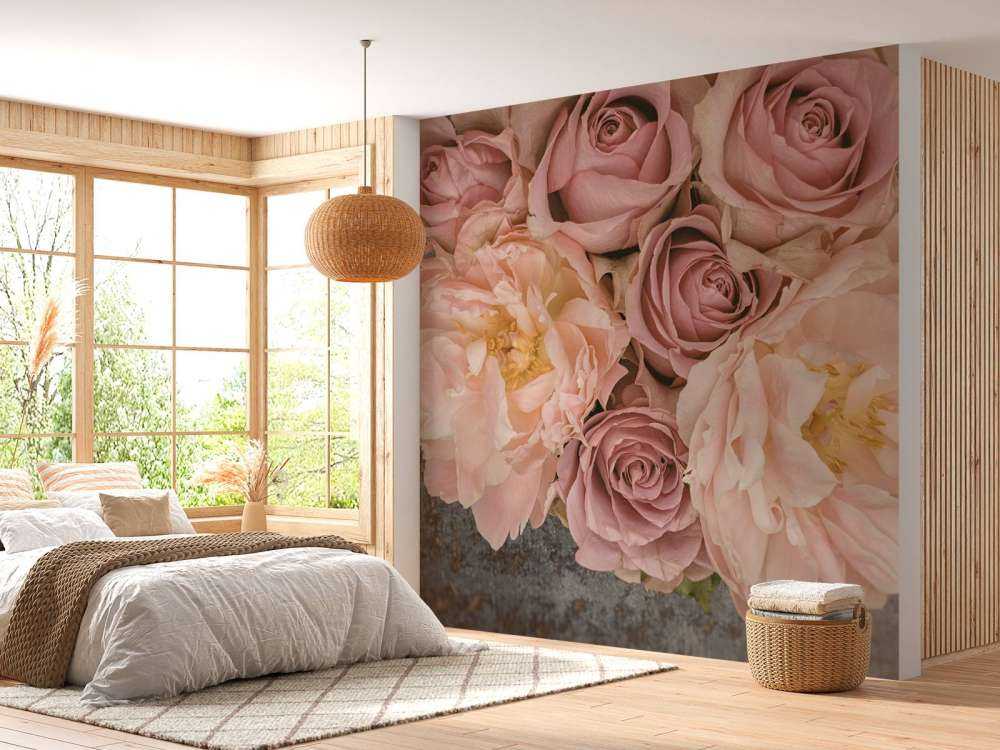 Roses bouquet vintage