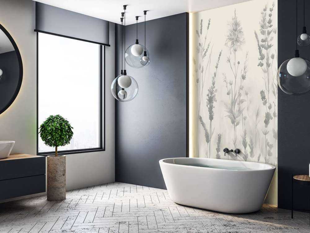 Lavender Glade Seamless Ivory White