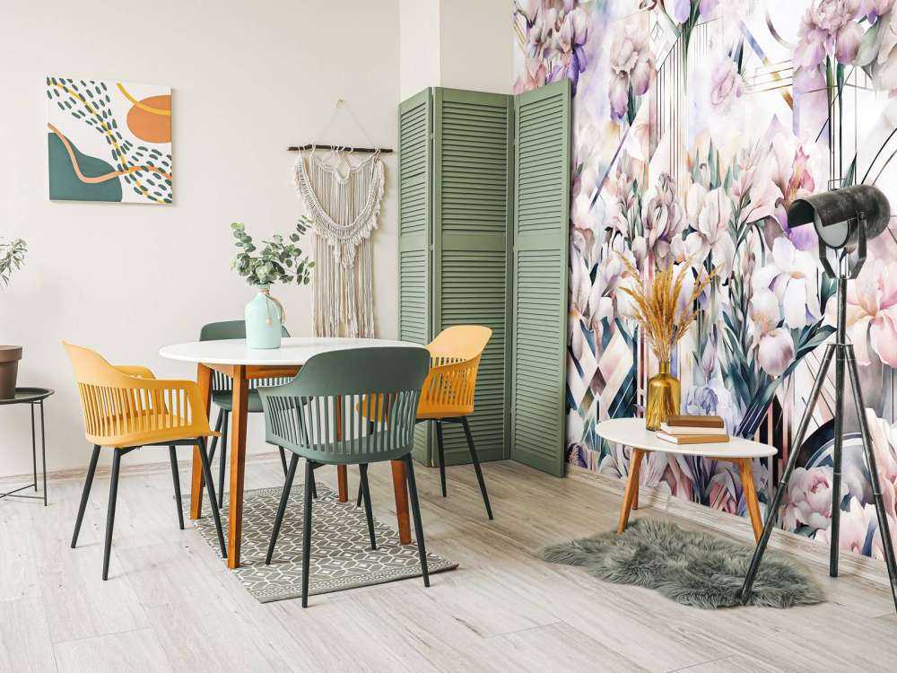 Huge Watercolor Irises Pink