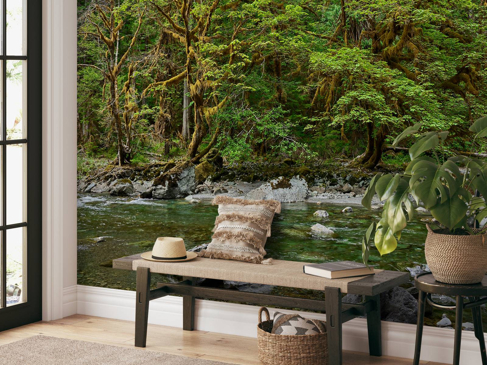 River with trees