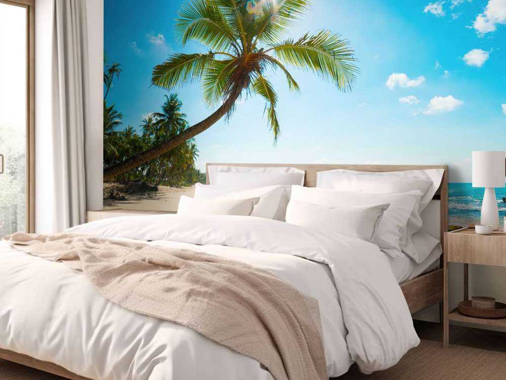 Large palm tree