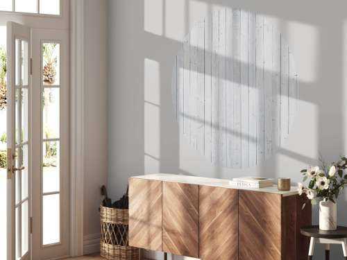 Whitewash wood vertical