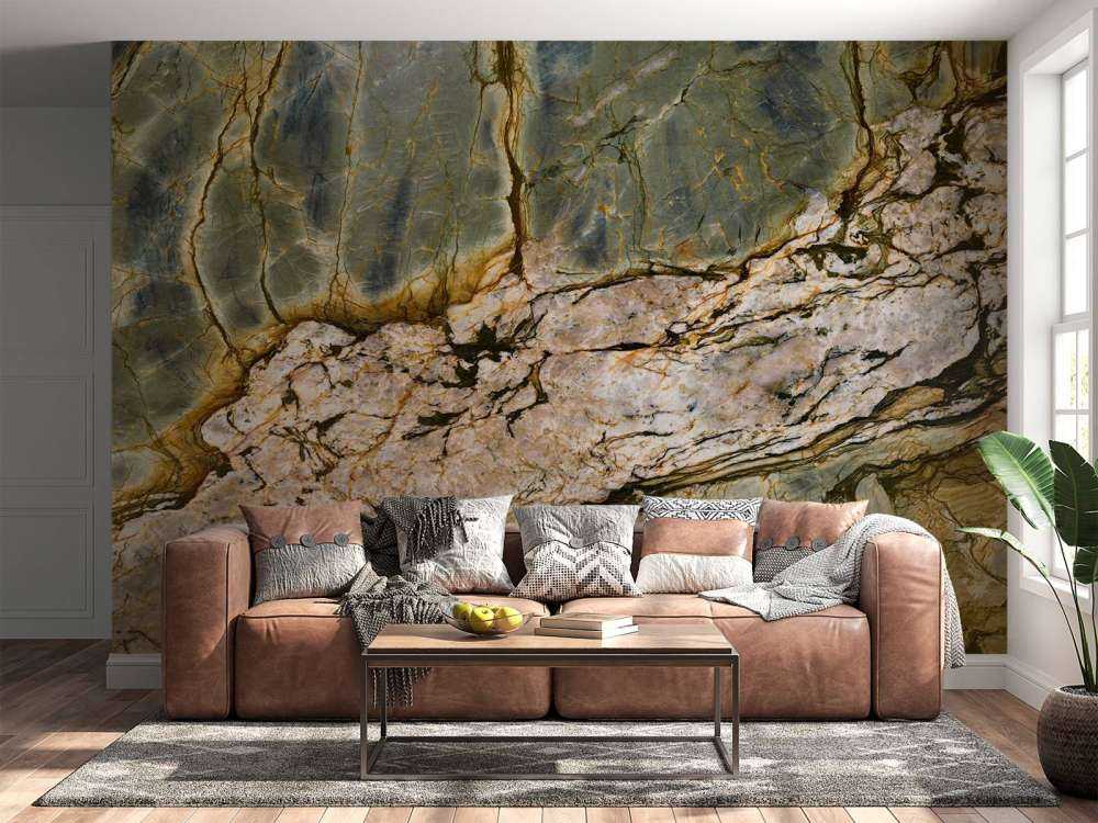 Cracked marble
