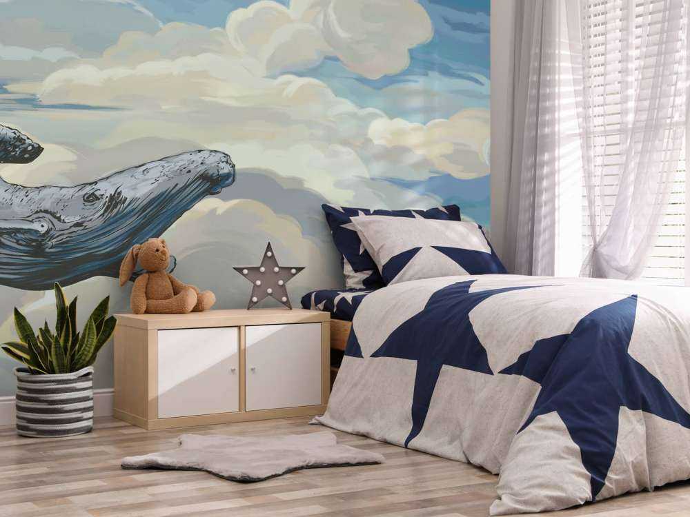 Whale through the clouds