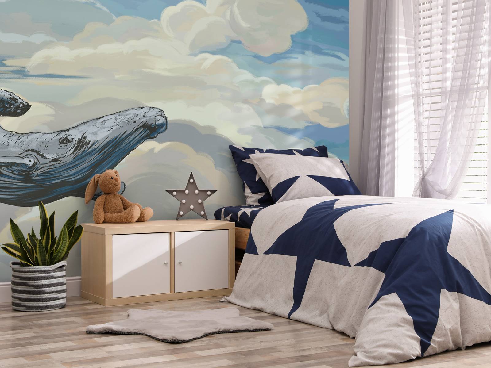 Whale through the clouds