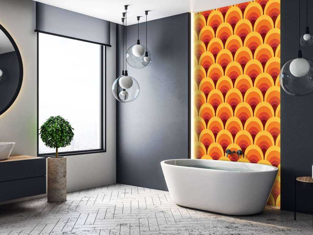 Colourful retro figures