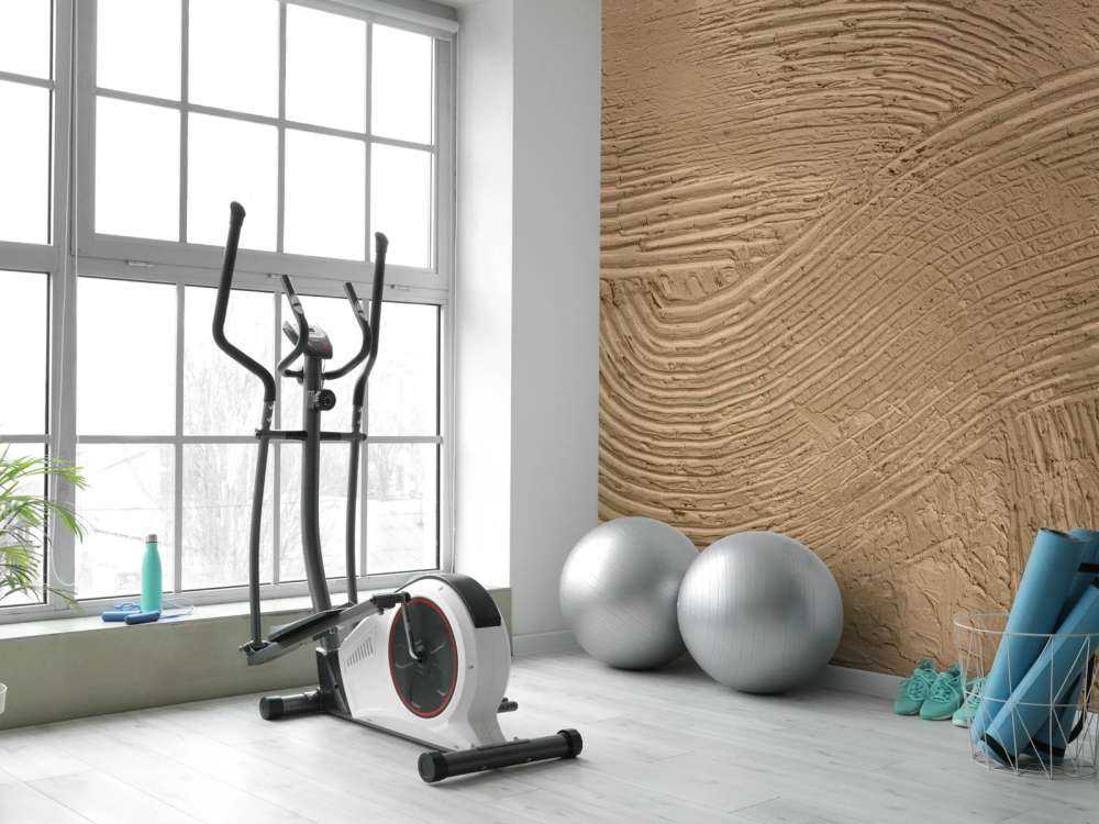 Textured lines in gold brown