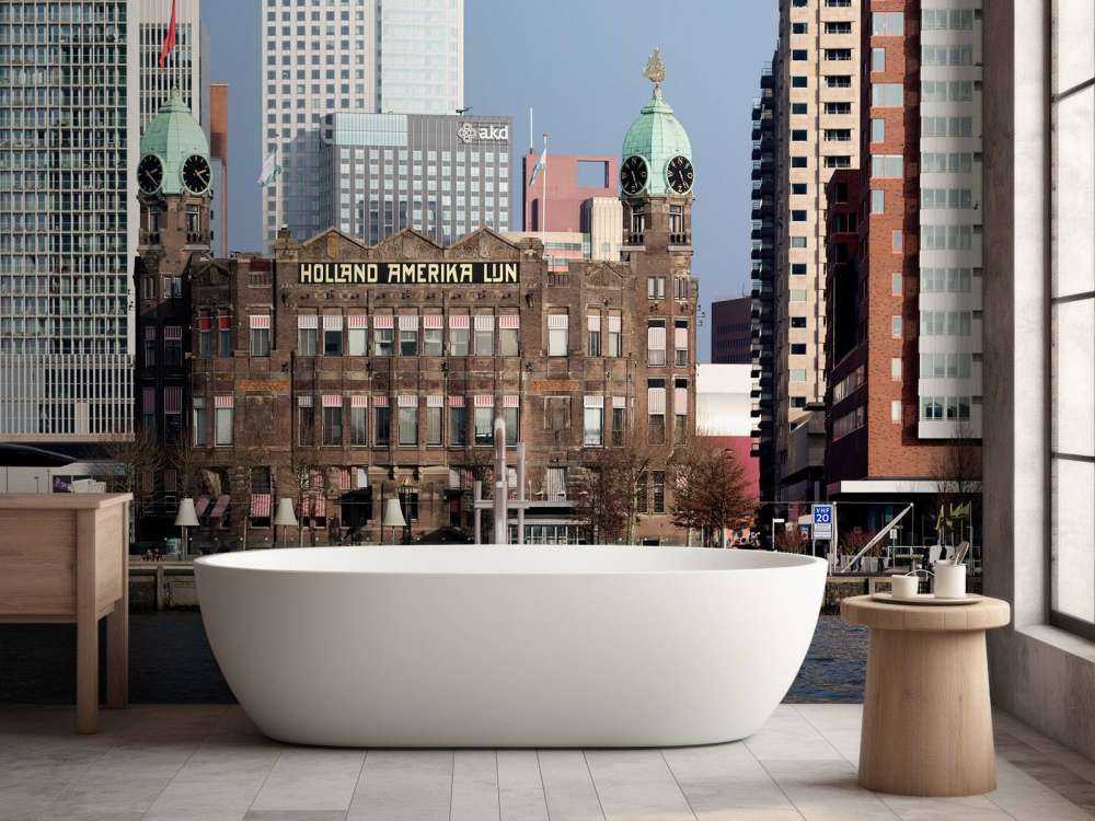 Hotel New York Rotterdam in color 