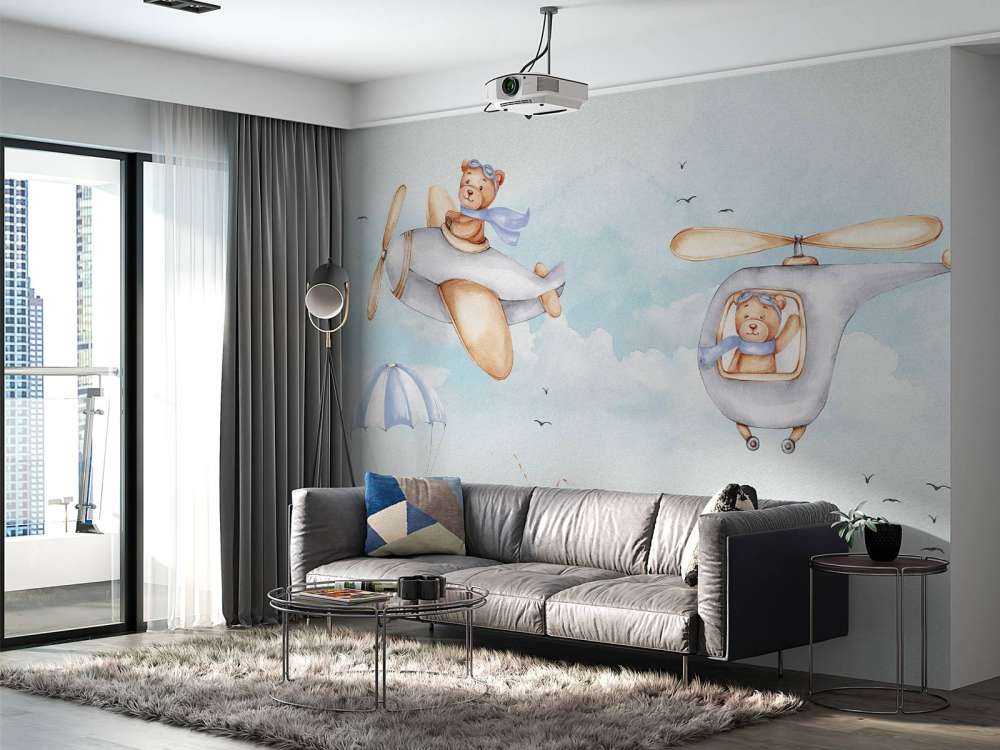 Bears in the sky blue