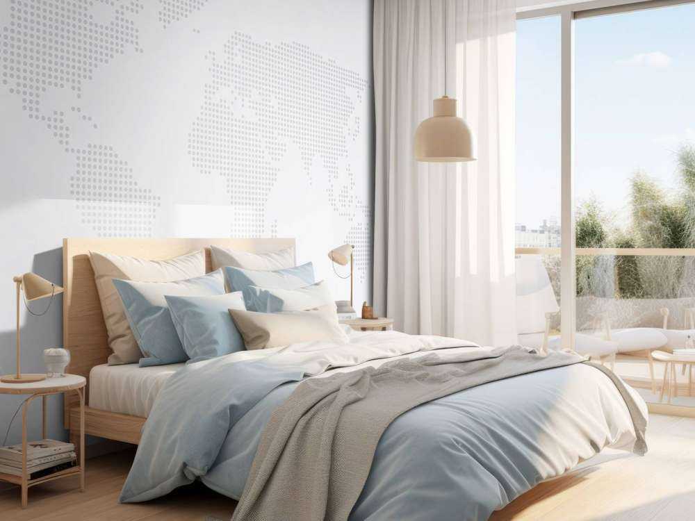 Dotted world map