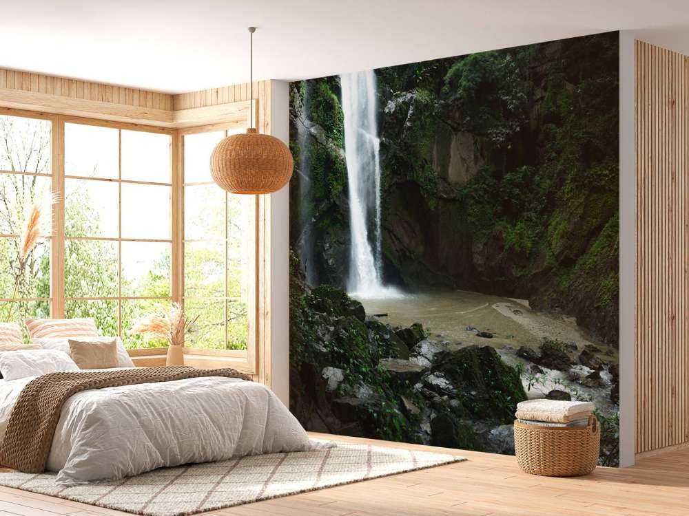 Waterfall in deep forest