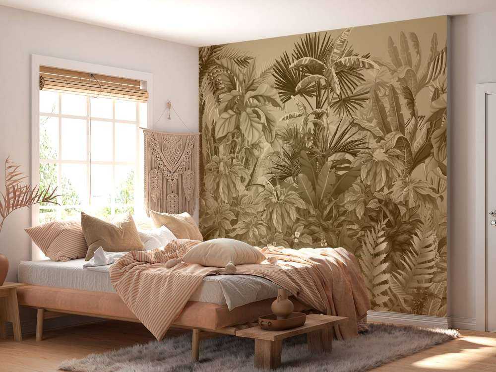 Sepia tropical jungle