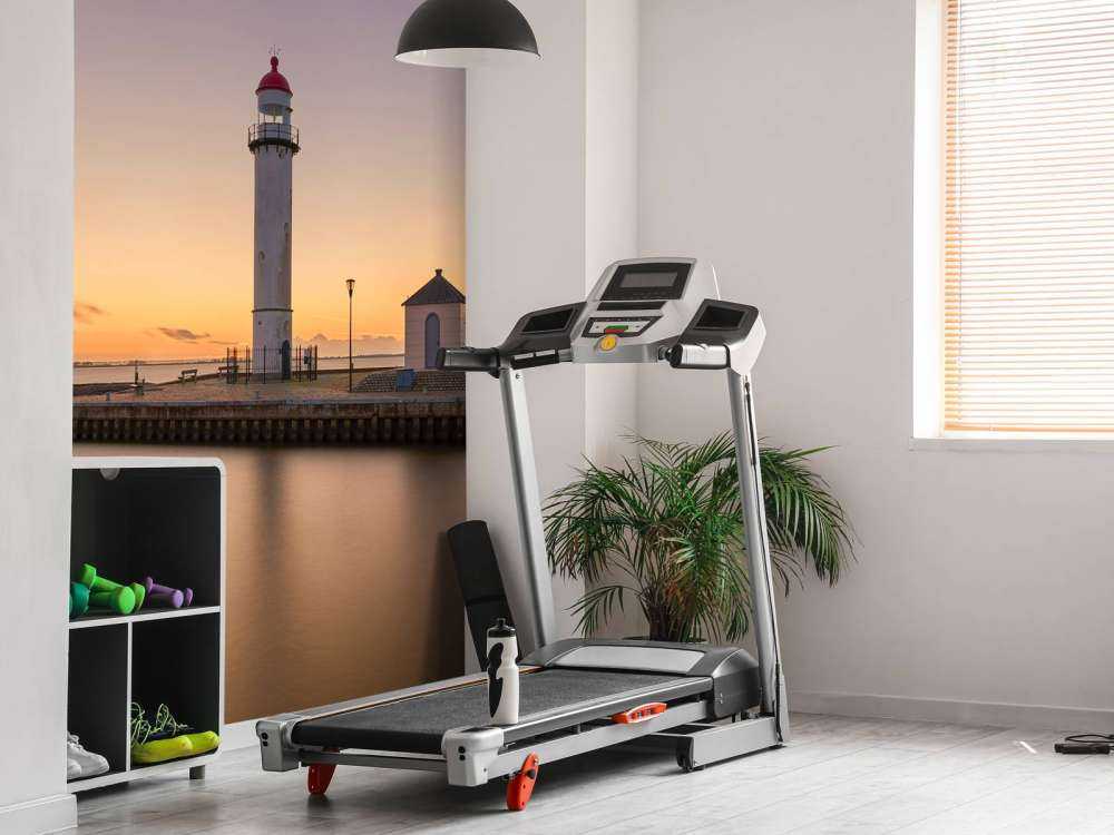 Lighthouse at sunset